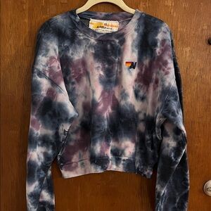 Aviator Nation Multicolor Tie-Dye Sweatshirt